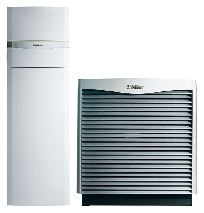Pompa ciepła Vaillant FlexoCompact i moduł powietrzny Arocollect 
